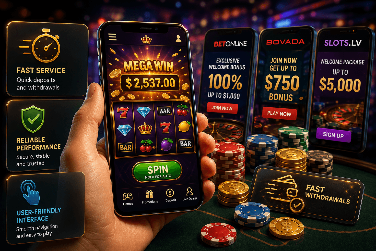 The 10 Best Online Casinos for Mobile Gaming: Performance & App Re