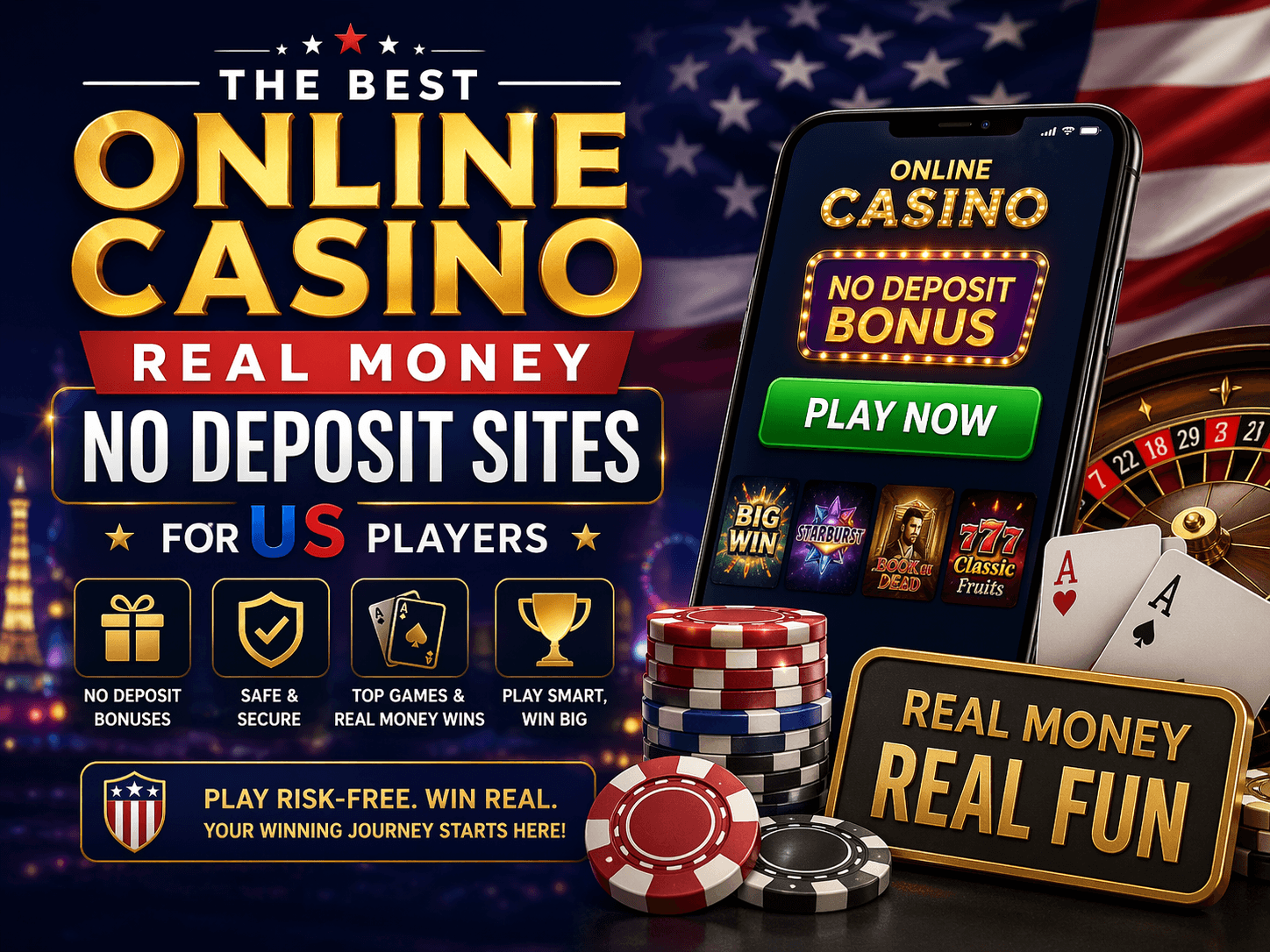 The Best Online Casino Real Money No Deposit Sites for US Players