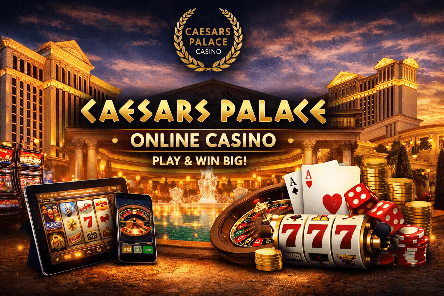 Caesars Palace Online Casino Guide & Bonus