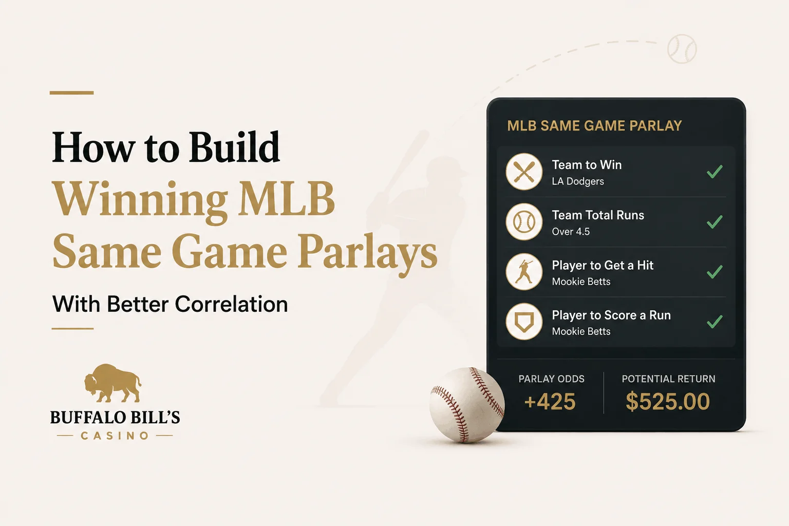 How to Build Winning MLB Same Game Parlays With Better Correlation