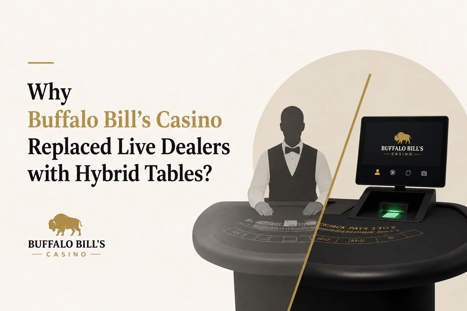 Why Buffalo Bill’s Casino Replaced Live Dealers with Hybrid Tables?
