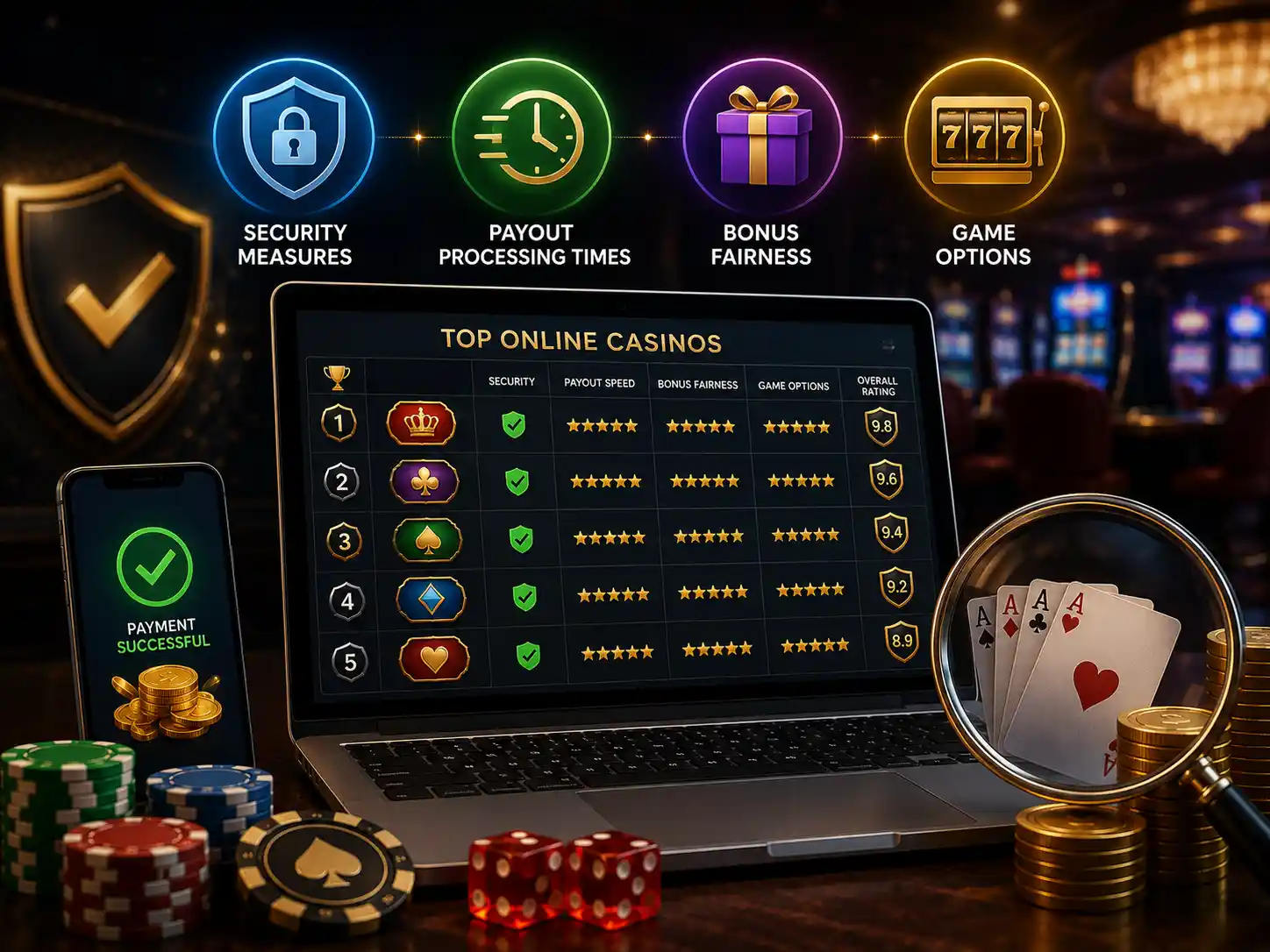 How to Choose the Best Online Casinos: A Guide to High Payouts & Security